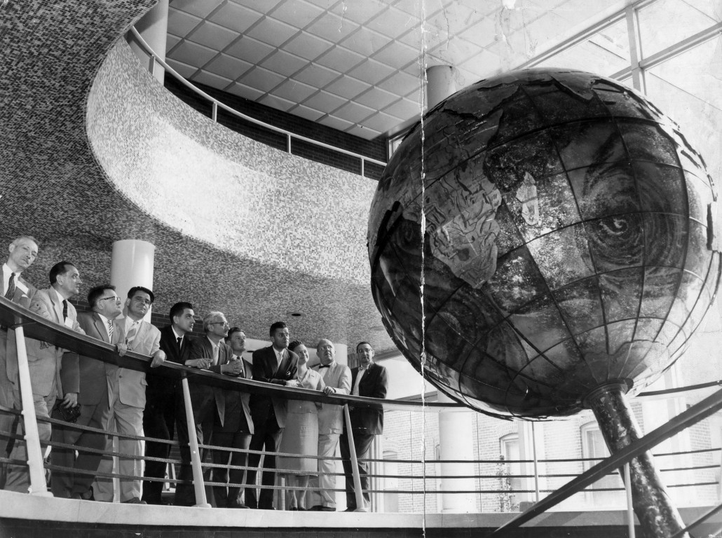 First International Conference on Oral Polio Vaccine at PAHO headquarters in Washington, 1959